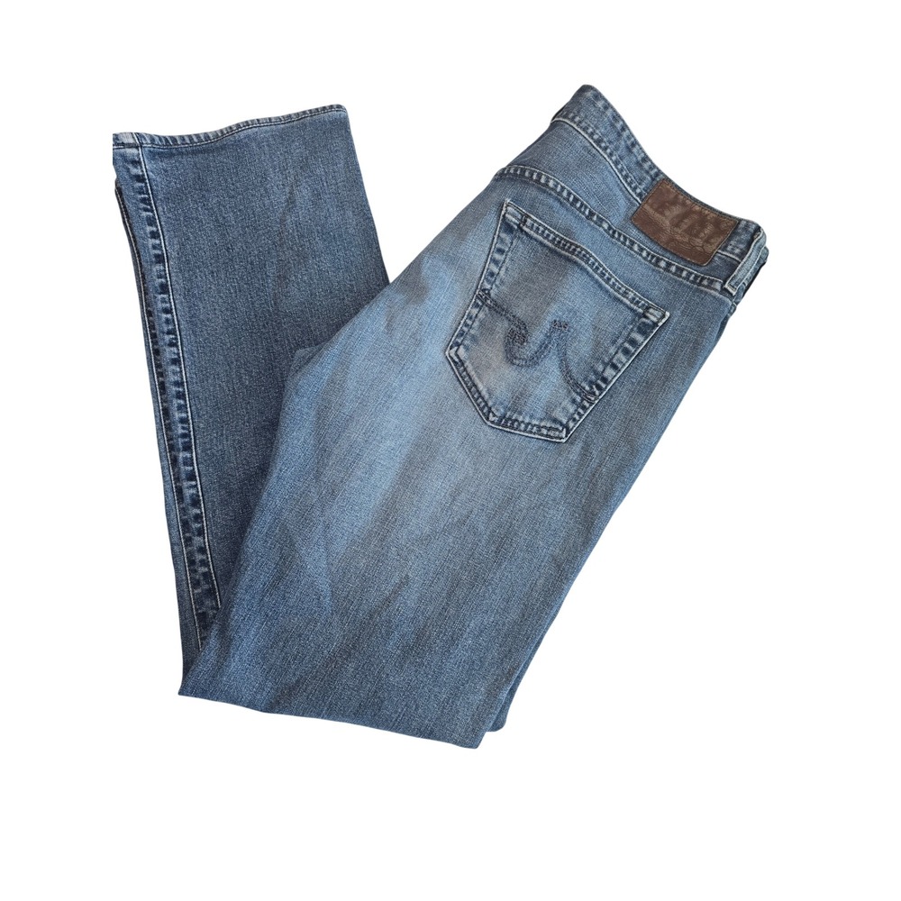 AG Adriano Goldschmied The Protege Straight Leg Mens Denim Blue Jeans 36x34 USA